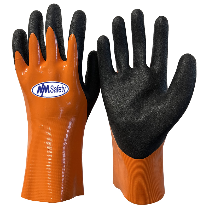 Nitrile-Coated Cut-Resistant Gloves, Dorsal Impact Reducing