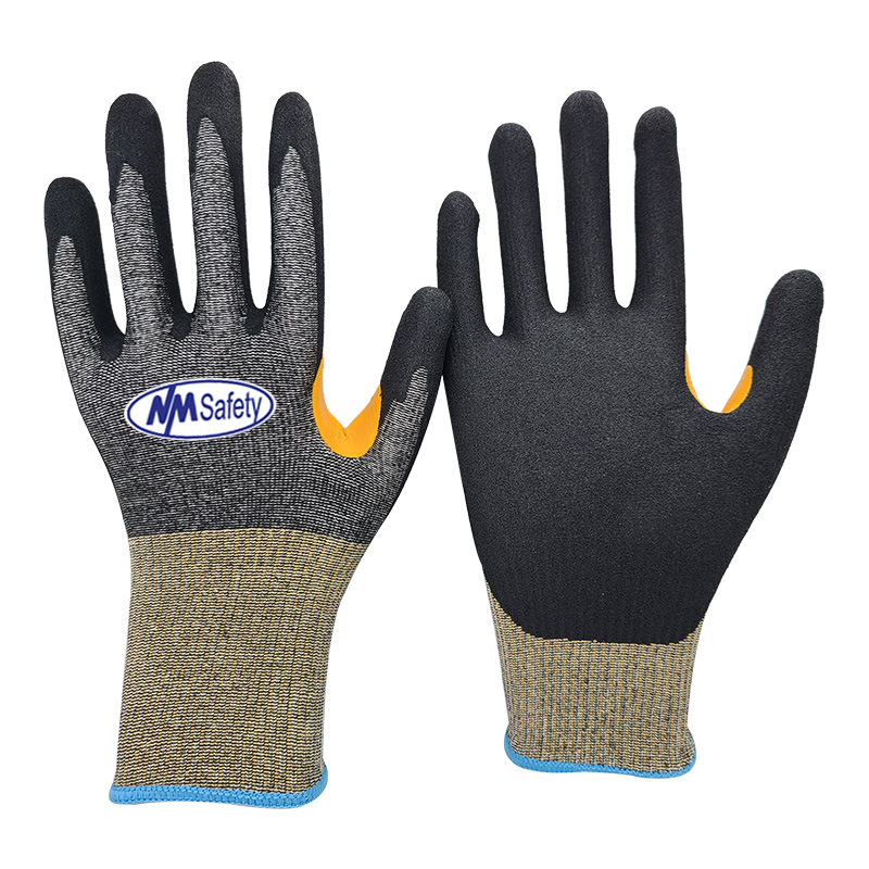 Cut-Resistant-5-A3-C-Sandy-Nitrile-Coated-Gloves-Thumb-Reinforce-[DY1350F-H3]