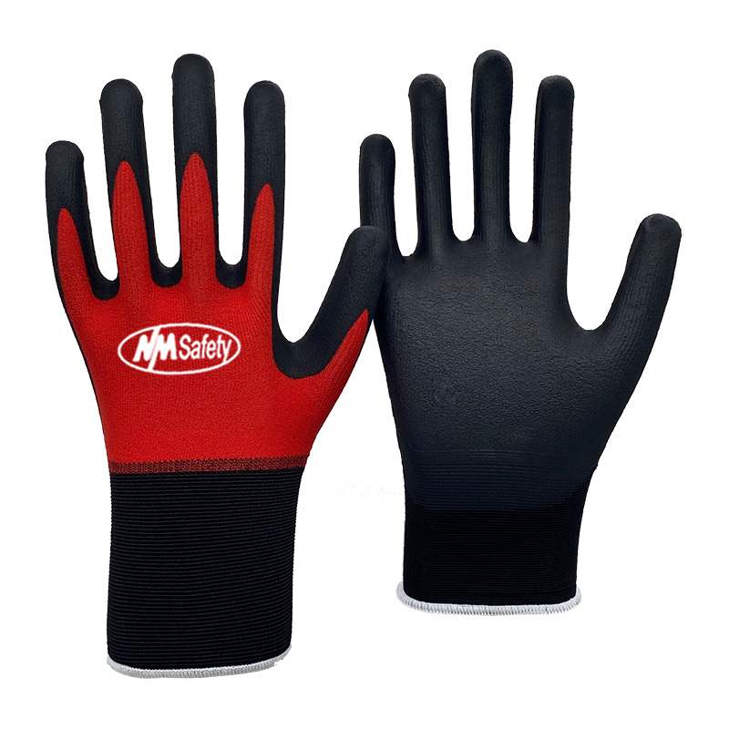 18 Gauge Micorfoam Nitrile Palm Coated Gloves [NY1850F]